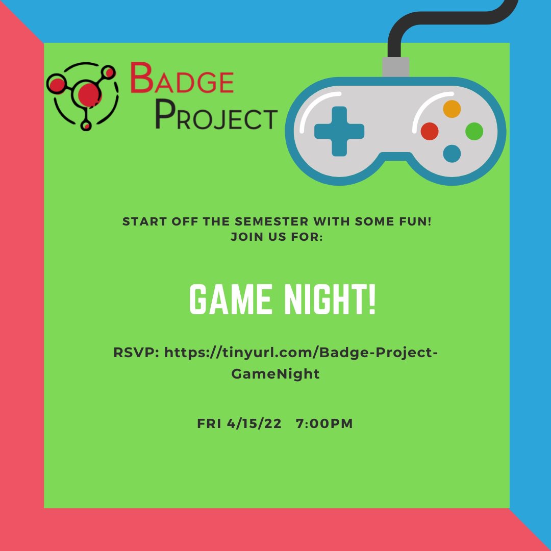 csunstartbadge's tweet photo. Have you RSVPโed yet? Thereโs still time! #csu #university #transfer #students #matadors #STEM #major #career #research #gamenight #linkinbio #joinus #badgeproject #HERECenter #STARTOffice https://t.co/gUyJXJq7L4