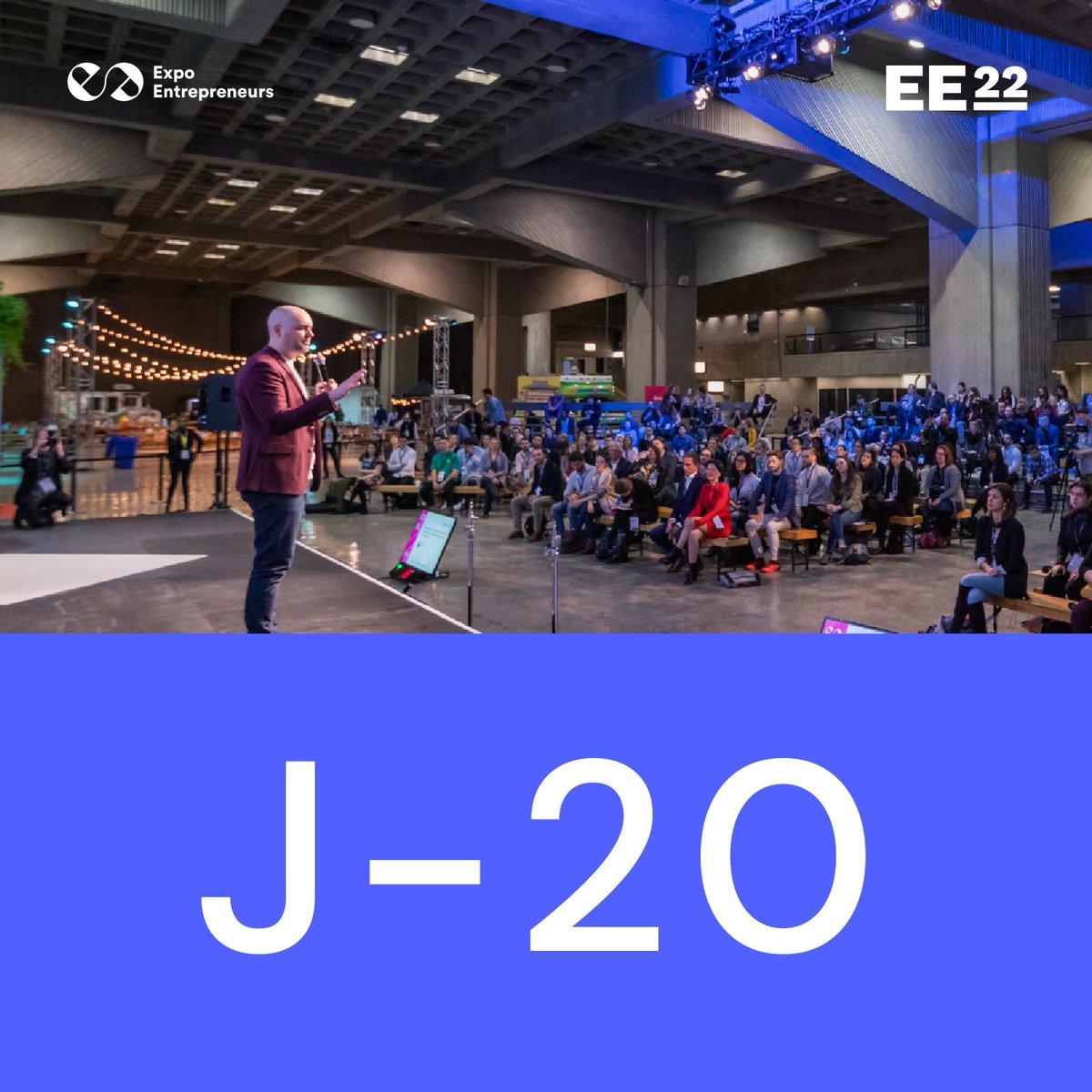 Moins de 3 semaines avant notre édition 2022!

Vous n’avez pas encore réservé votre place pour le plus grand événement des entrepreneurs du Québec? 

N’attendez plus!! Inscription gratuite en ligne ici ⬇
expoentrepreneurs.com

📍 Palais des congrès de Montréal
🕑   3 et 4 mai