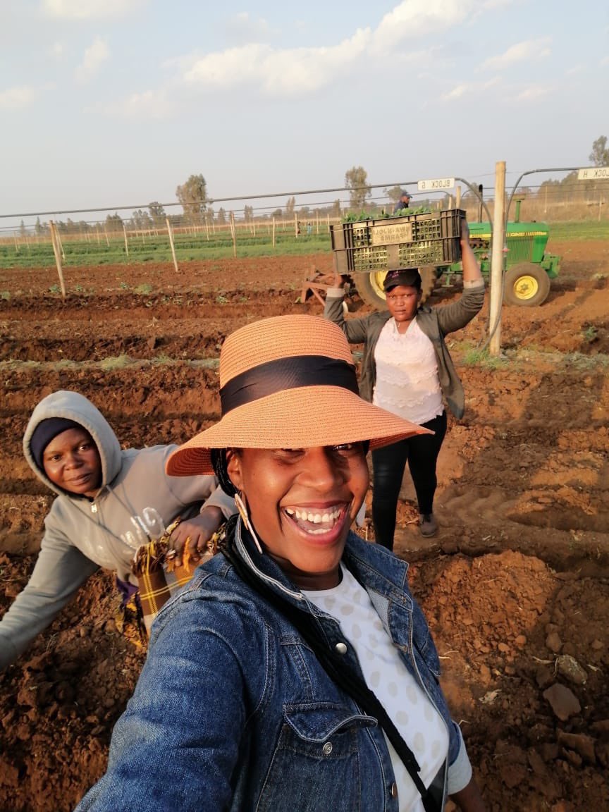 Today Meet our #WCW Njoli Isabella another shining WIBC Urban Agriculture Initiative Graduate.She produces Cocktail Tomatoes,Greenbeans,Mint,Rosemaary and Parsley.Her farm is based in Mooilande AH Meyerton. Contact  0797553883 #agriculture #agritech #WIBC2022 #Urbanfarming