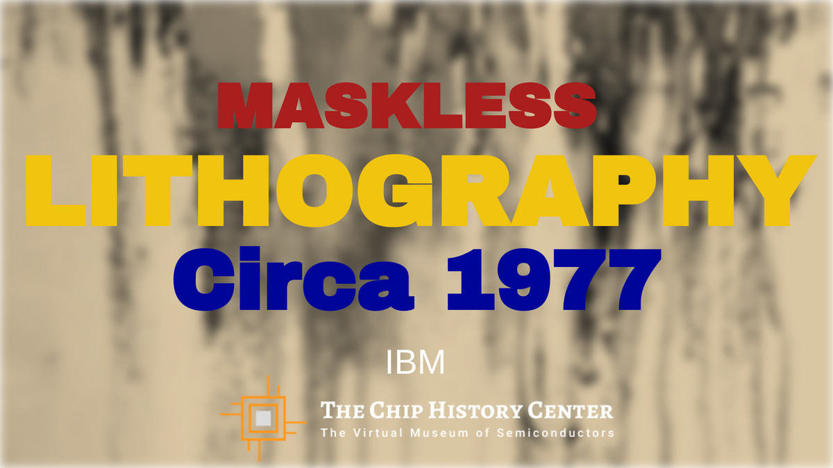 chiphistory's tweet photo. IBM’s EL-1: a milestone in e-beam lithography. https://t.co/Q7wsvDAC86 #Maskless #Lithography https://t.co/e3GqJ5TSwa