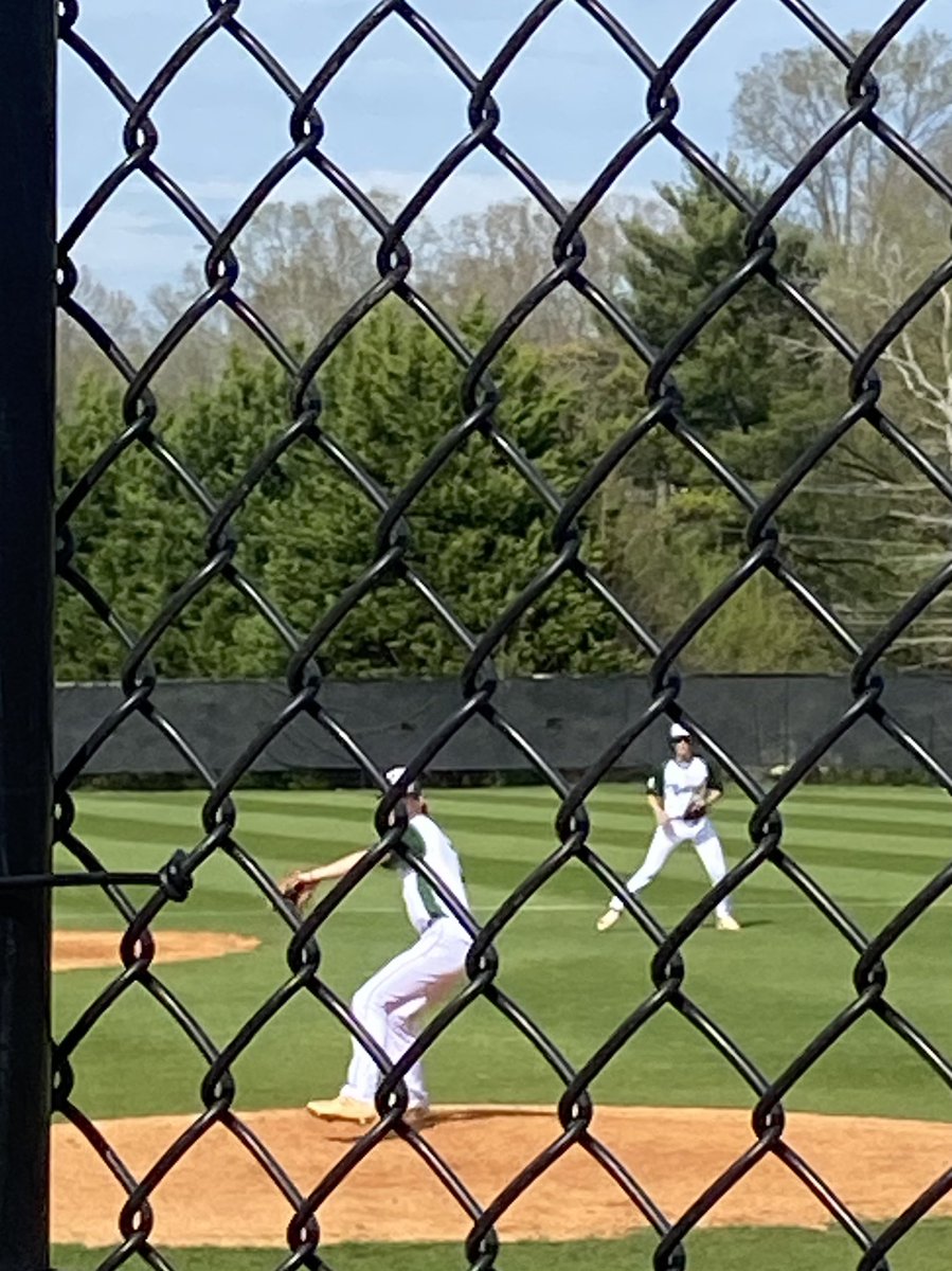Lovely afternoon for baseball. Watching my students Carter and Julian <a href="/WebbSpartanBB/">Webb School Baseball</a>