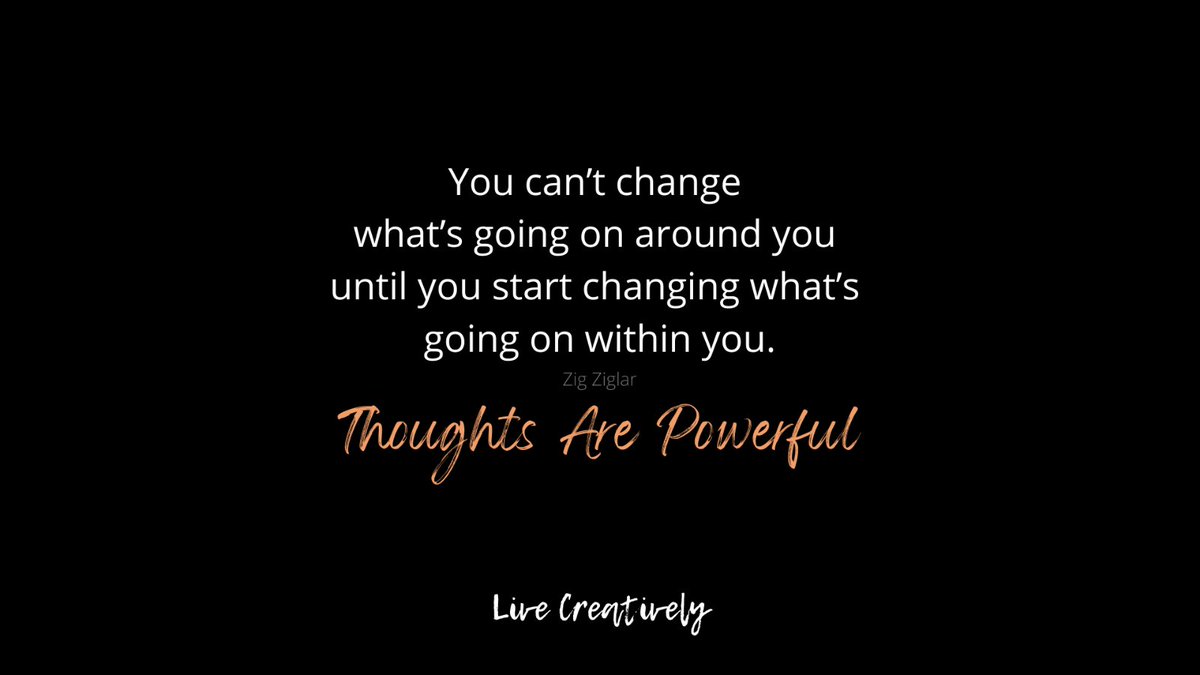 2LiveCreatively's tweet photo. ⁣When you focus on the positive things about yourself and what you want in life, your life and the things around you start to change.✨🙌 #thoughtsarepowerful https://t.co/VIHoEDlRJG
