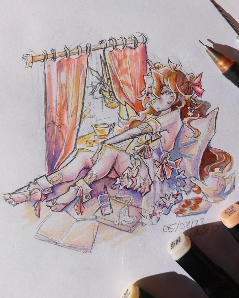 muesliacico's tweet photo. muesli here, tysm for noticing me~/ᐠ｡‸｡ᐟ\💕
I usually draw in a watercolor &amp; marker manga style- still gotta improve lots but i'm getting there!!

I'm kinda new on twitter, so any support would be really appreciated 🌱
 #PortfolioDay #portfolioday2022
https://t.co/GEdYrWtYAN https://t.co/QWXY27S03R