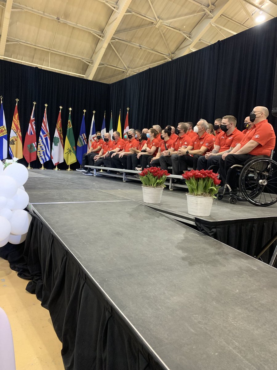 great send off ceremony in Ottawa wishing our heroes ⁦<a href="/IGTeamCanada/">Team Canada Invictus</a>⁩ much success as they embark on their adventure for the ⁦<a href="/InvictusGamesNL/">Invictus Games The Hague 2020</a>⁩ . ⁦<a href="/BMO/">BMO</a>⁩ is proud to support the Canadian defence community ⁦<a href="/SoldierOnCAN/">Soldier On // Sans Limites</a>⁩ ⁦⁦<a href="/CDNForceSupport/">Support Our Troops</a>⁩ #CAF