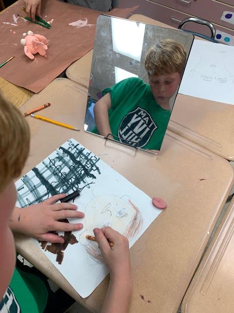 IvyHillArtists's tweet photo. Check out some self portrait practice sketches from Miss Swanson's class! @TheSwansonSquad #swansonsquad #firstgradeart #ivyhillartists #doubletake https://t.co/4GTVzbiqzN