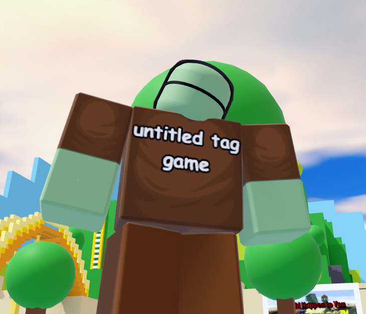 untitled tag game on X: check out some of our new untitled tag game  inspired merch in our group! from a simple nameplate to a shirt that  changes color with your in-game