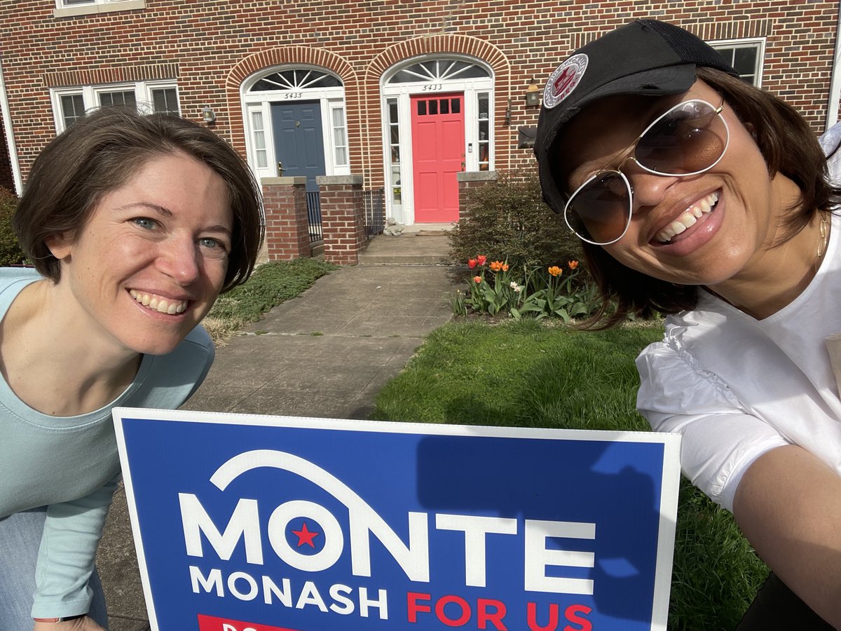 Knocking doors and meeting neighbors and new friends. #MomsForMonte #MonashForWard3