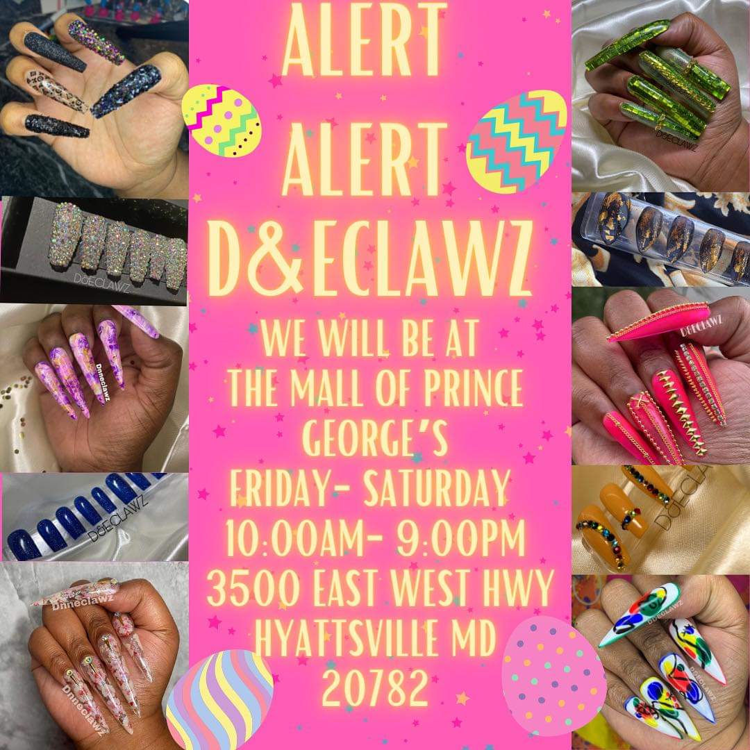 dnneclawz's tweet photo. We will be PG PLAZA this Friday &amp; Saturday! Come out and catch our sells. https://t.co/oHZFDTIfad