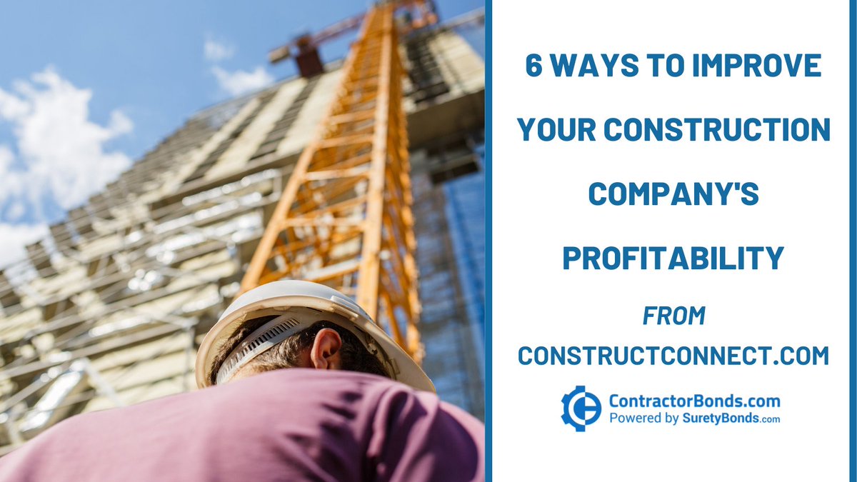 bond_contractor's tweet photo. Profitability and success in a company are no strangers to one another. @ConstructConnx dives in their tips to increase your company's profit margins and make you stand out amongst the competition:  https://t.co/LQQknBNbyk https://t.co/E0riWbbUAr