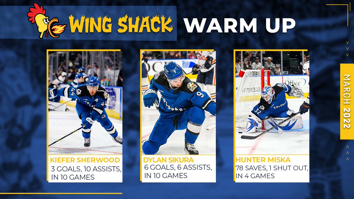 ColoradoEagles's tweet photo. March was HOT HOT HOT for the guys 🔥

#EaglesCountry https://t.co/6wACdnC2m7