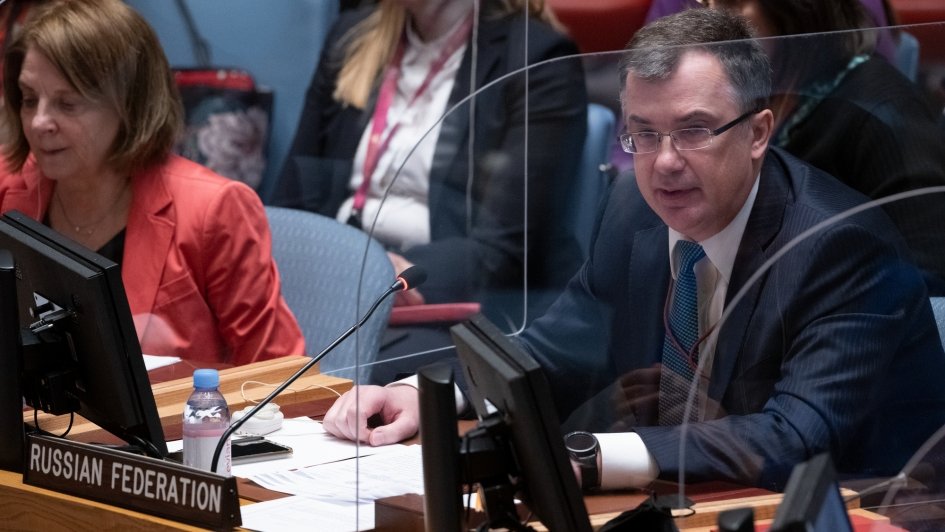 RussiaUN's tweet photo. #Kuzmin: Specialized agencies of the #EuropeanUnion 🇪🇺 assess the threat of trafficking in 🇺🇦 refugees as rather high, taking into account the fact that #Ukraine  ranked among top 5 states in terms of human trafficking &amp; sexual exploitation in #Europe.
https://t.co/dS1g8TqvmM https://t.co/ktPkX0eXFC