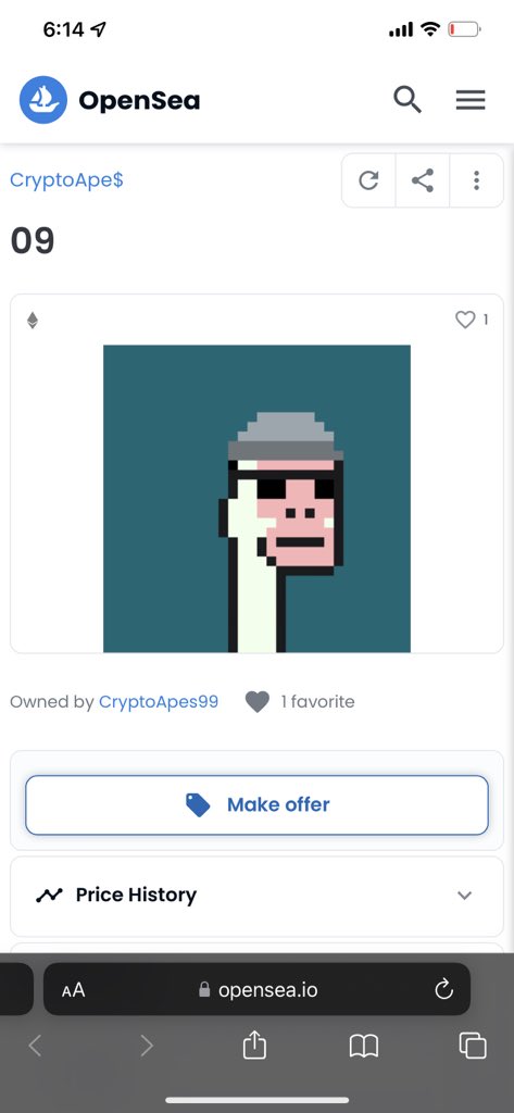 CryptoApes99's tweet photo. this is my favorite 😀 https://t.co/jZaRlgDQRd