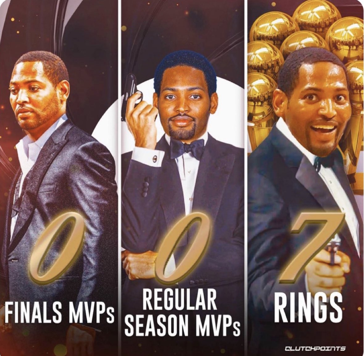 NBA Memes on X: Robert Horry won 7 Championships 😳   / X