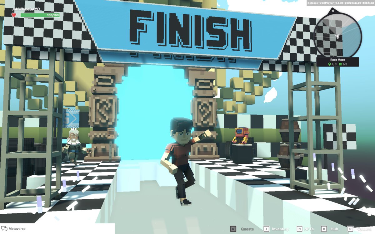 whalebayc's tweet photo. @TheSandboxGame Finally ! Very interesting game and I really like it!
#SandBox #Metaverse #NFT #RaceMazeChallenge #TheSandbox https://t.co/8FCn8uXSYr