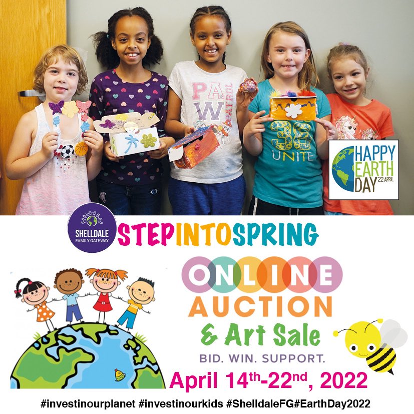 ShelldaleFG's tweet photo. Thank you to @RotaryGuelph for sponsoring our first fundraiser of 2022. Set your clock for noon tomorrow for the Step into Spring Online Auction &amp; Art Sale! Visit https://t.co/Wv3TpF2QDE for more info. #community #shelldaleFG #GuelphON #youth #fundraiser #auction #spring https://t.co/rpJ4qVZMb8