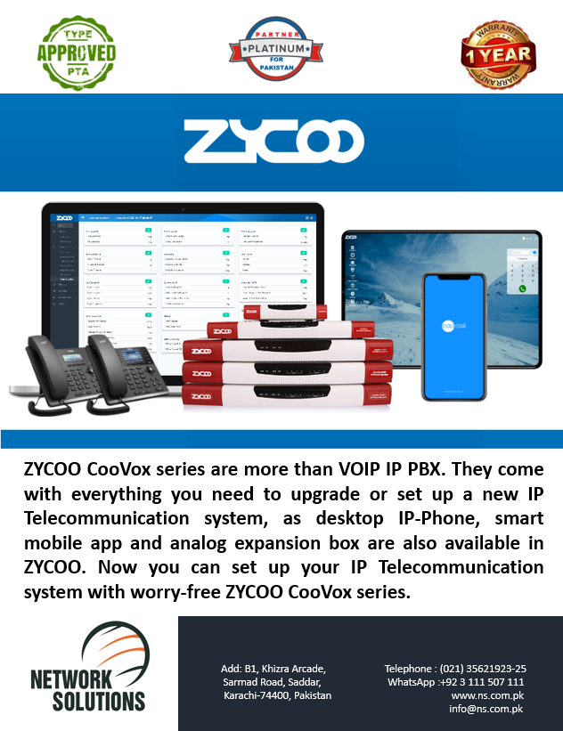 NetSolPk's tweet photo. Zycoo IP PBX 
#VoIP #networksolutions #ippbx #IPPhone #PABX #pabxsystem #pabxip #callcenter https://t.co/sb7KjXlfkF