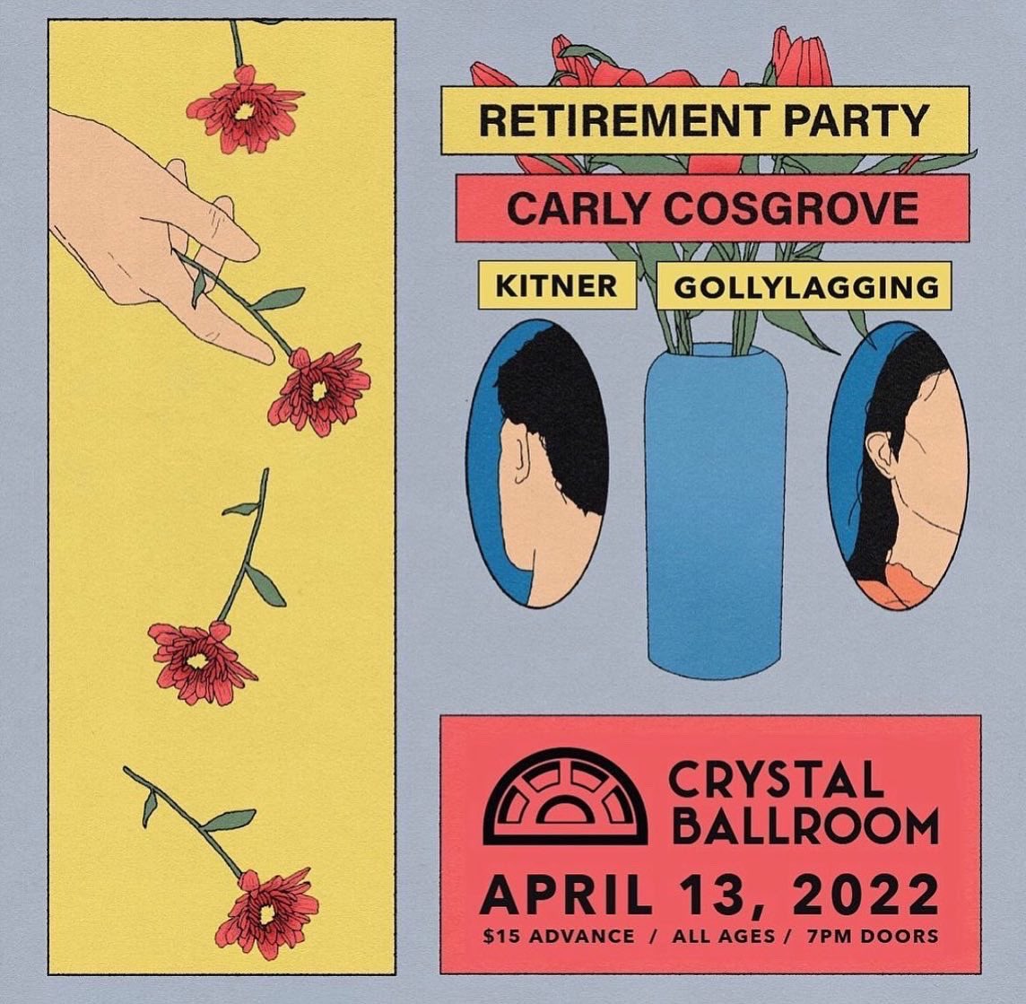 Tonight’s show is requiring proof of vax and masks for entry! See you there 🌺

Doors at 7 
Show at 8