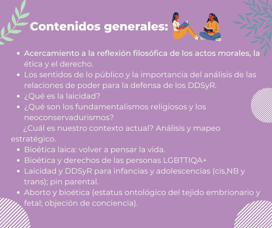 marea_michoacan's tweet photo. 💚👉Taller virtual #LaicidadDesdeMiEntidad 
Dirigido a defensoras/es de Derechos Sexuales y Reproductivos que radiquen en #Michoacán #BajaCalifornia #Chiapas #EdoMéxico #Morelos. 
⚠️Cupo limitado ⚠️
Más info en el post y vía Red Asaleas 💚 https://t.co/8X6qxqD6uJ