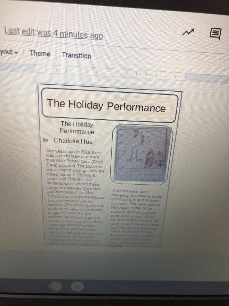 MsGuglielmin's tweet photo. We have been working on our school paper. There’s been so many events and exciting things happening! We used our editing checklist to make sure we are following writing conventions https://t.co/m24hnKyvF6