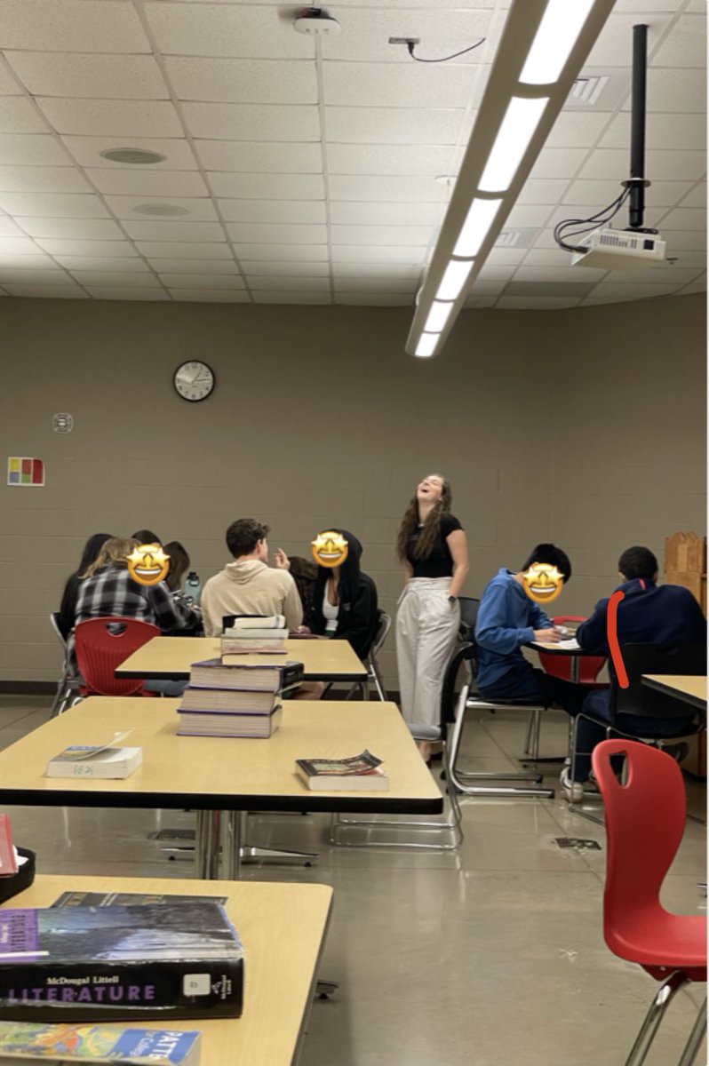 Teaching these seniors has been such a dream!! I can’t wait to see all the cool things that they’re going to do after graduation!!! 🤩 <a href="/DrGilsEnglish/">Dr. Erin Gilchrist</a>