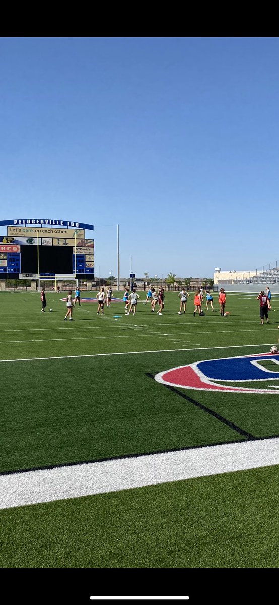 The Dogs have arrived! Girls are having one last practice before their semi-final match in the morning. Thanks to ⁦<a href="/PfISDAthletics/">PfISD Athletics</a>⁩ for their hospitality. ⁦<a href="/MagISDAthletics/">Magnolia ISD Athletics</a>⁩ ⁦<a href="/MagnoliaHighTX/">Magnolia High School</a>⁩ ⁦<a href="/MagHSsoccer/">MHS Bulldog Soccer</a>⁩