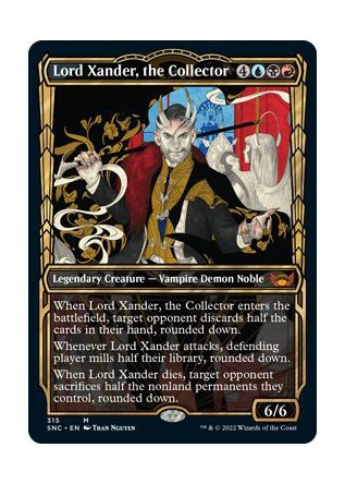 my_name_is_tran's tweet photo. "Lord Xander, the Collector," graphite, ink &amp; colored pencil on paper, 11.5x16", 2022. AD: Sara Wassell.

Original art is up for auction at https://t.co/YGy2hB3moF. Auction ends Tuesday, April 19th, 11:00pm EST. #mtgcapenna #lordxander https://t.co/CabNwRjQXJ