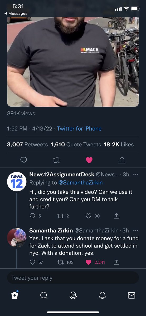 clarapatrah's tweet photo. Shoutout to @SamanthaZirkin for living her values out loud and upwardly socially mobilizing Zack[aria] Tahhan, New York’s newest Syrian sweetheart. Leave some Ramadan sawwab for the rest of us, dang #RamadanKareem https://t.co/GxhdwGsVSx