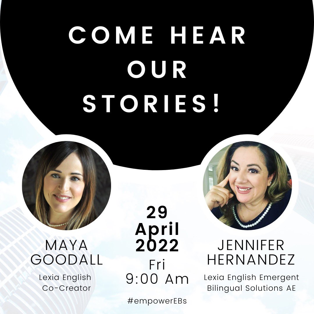 Cannot wait for the 2022 WABE conference! Stop by and hear our Stories from growing up as an Emergent Bilingual to the creation of Lexia English! #empowerEBs #wabe2022 #lexiaenglish #whatsyourstory