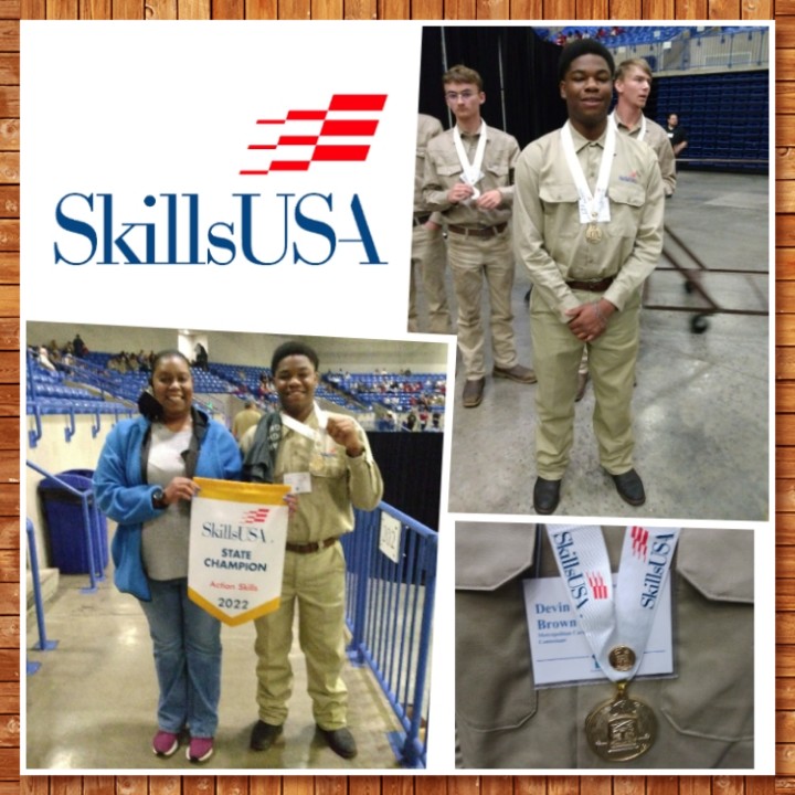 Congratulations, Devin for representing the <a href="/lrsdEXCEL/">LRSD EXCEL CAPS</a> Construction Class <a href="/SkillsUSA/">SkillsUSA</a> State Conference and bringing back gold!!!! We are proud of you!!!! 
🎉🎊🎊🎉👏🎉🎊👏🎊🎉🎊
<a href="/MetroCareerTech/">Metro Career Tech</a> <a href="/shameka98/">Shameka Montgomery</a> <a href="/lrsd/">Little Rock School District</a> <a href="/MichaelPoore1/">Michael Poore</a>