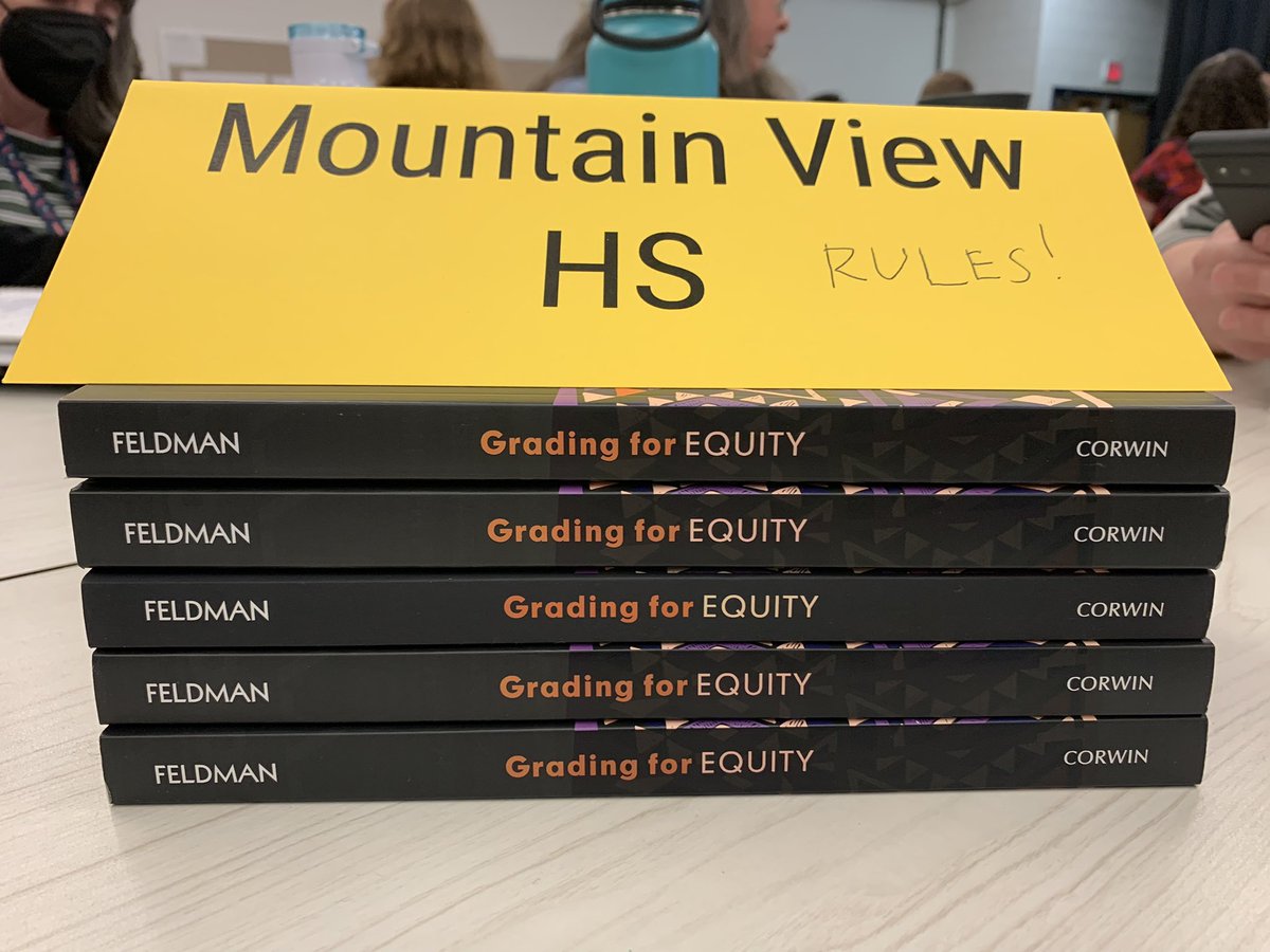MsMEErtel's tweet image. What an awesome way to spend the morning with my @MountainViewHi2 colleagues and other @FCPS school leaders learning more about and and exploring grading practices  #WeDoAtMountainView @Region4FCPS @fcpsnews