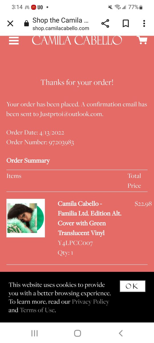 unstablechanges's tweet image. Cant wait to play this beautiful vinyl on my record machine 🥺♥️
@Camila_Cabello #Familia #FamiliaOutNow #music