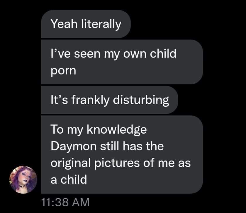 JaeDarke's tweet photo. @fitncurvy89 @TheUnderhaven Happy birthday to a 24 year old child predator with lewd pictures of a minor currently on his electronics. https://t.co/ZtYzRA4wau