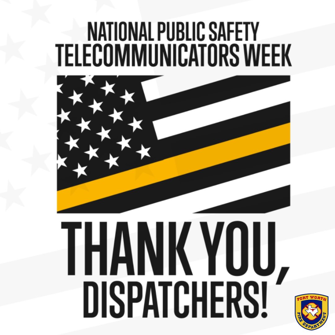 FortWorthFire's tweet photo. #yourFWFD would like to thank our Fire Alarm Office & dispatchers during #NationalPublicSafetyTelecommunicatorsWeek. We respond to 144,000+ calls year & that number is steadily rising. We appreciate your hard work, dedication and service to the residents of #FortWorth. Thank you! https://t.co/JODAgO9sC9