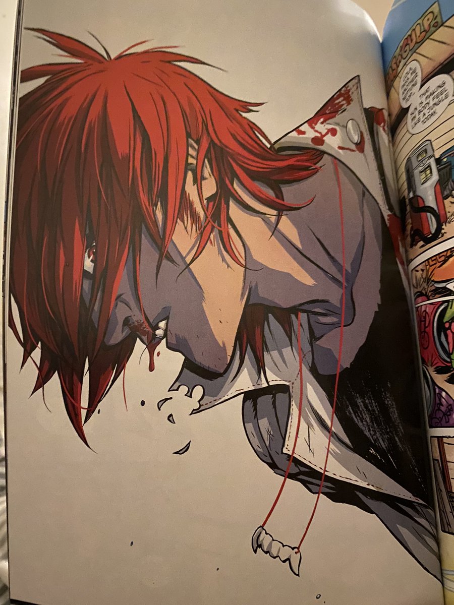 specialkayart's tweet photo. I really liked this drawing from #TheTrueLivesoftheFabulousKilljoys comic so I drew it in my style! #mychemicalromance #killjoyscomic #mcrdangerdays #mcr https://t.co/fKTWRZC3at