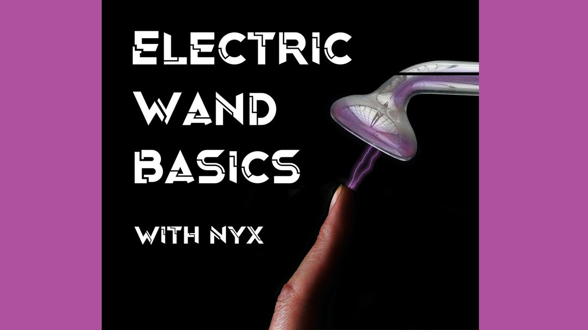 toolshedtoys's tweet photo. A violet wand is guaranteed to turn heads at any dungeon and in any bedroom. Interested in learning the basics? Join us next Thursday, 04/21 at 8:30 PM CST via Zoom for Electric Wand Basics with Nyx. Our host will go over proper use and safety basics of these electrifying tools⚡️ https://t.co/AKS4qS7wh0