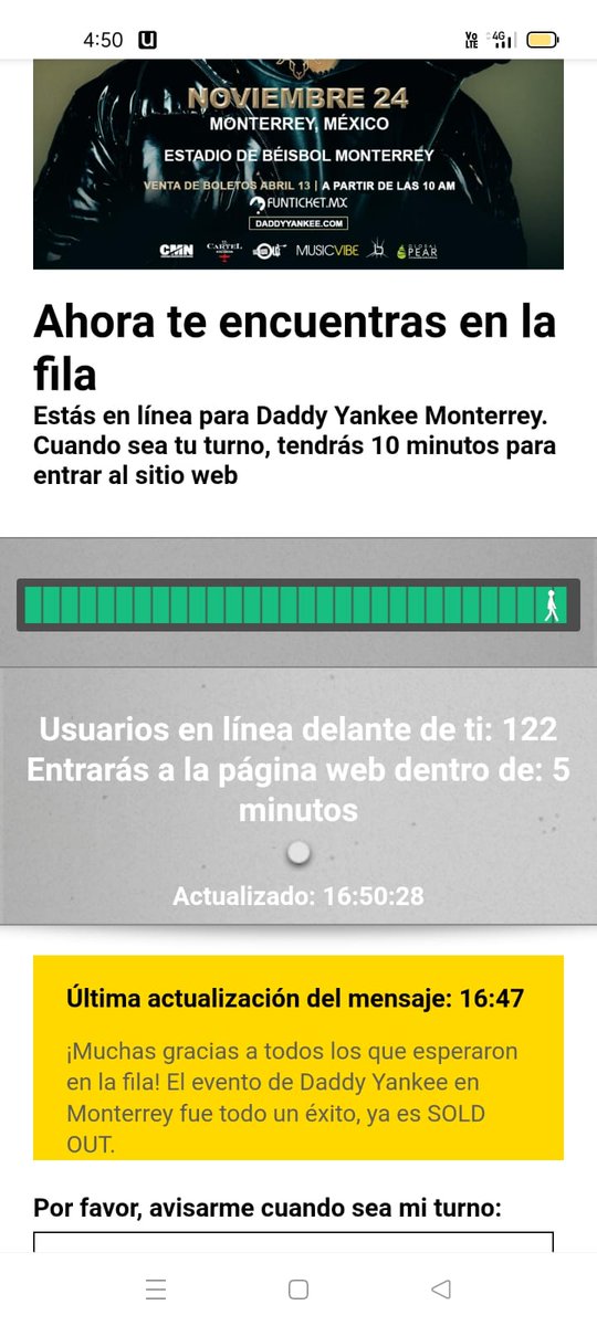 ariaddnaa's tweet photo. A solo 5 min.... mas coraje que como siempre no respetaron la compra por persona y fallas en el sistema y los pinkis revendedores ofreciéndolos ya hast en $10,000 no mams @daddy_yankee  @Funticketmx #pésimoservicio #pésimaplataforma #Funticket #daddyyankee https://t.co/wVlyTgkt8A