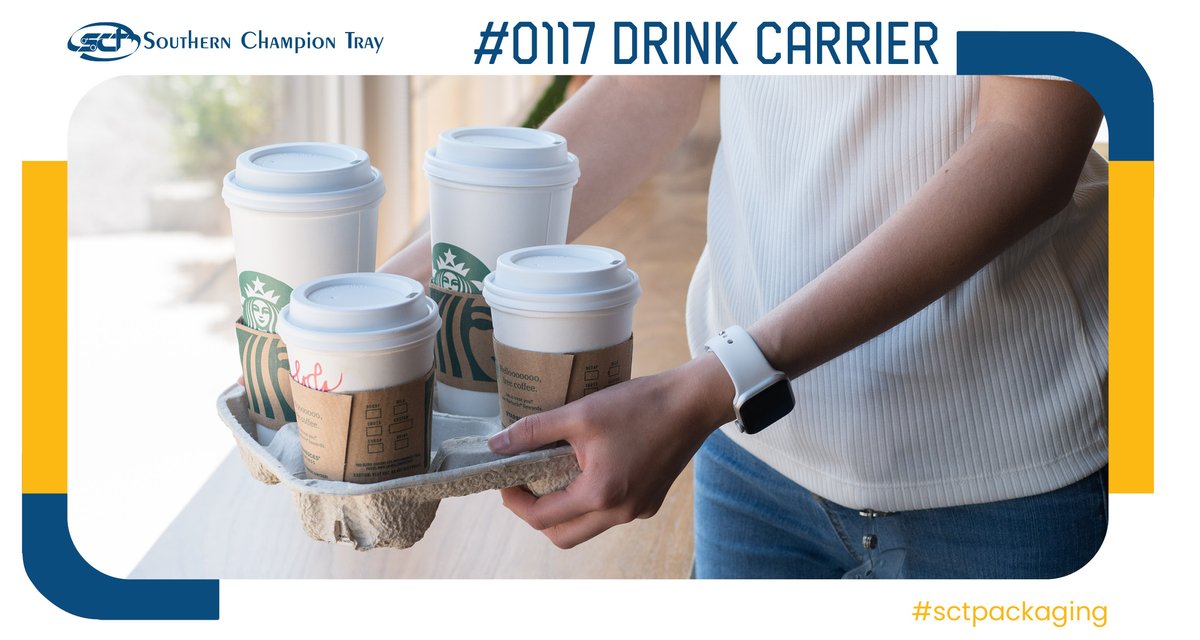 sctpackaging's tweet photo. #Restaurants, coffee shops, food trucks, concession stands – you’ll all love our 0117 molded fiber drink carrier!
Holds hot and cold beverages up to 4-44 oz.
https://t.co/mOCdxAQ1gZ
Contact a distributor to order.
#ecofriendly #cupcarrier #concessionstand #stadium #sctpackaging https://t.co/nynoXqECDg