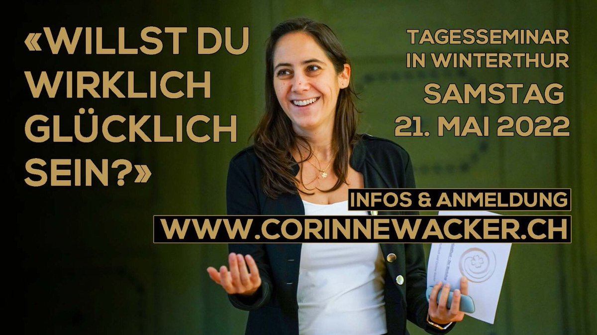 some_golddust's tweet photo. #Seminar #Winterthur #Persönlichkeitsentwicklung #Selbstliebe #Selbstwert #Glück #CorinneWacker #Tagesseminar https://t.co/TEEIKGjY9O