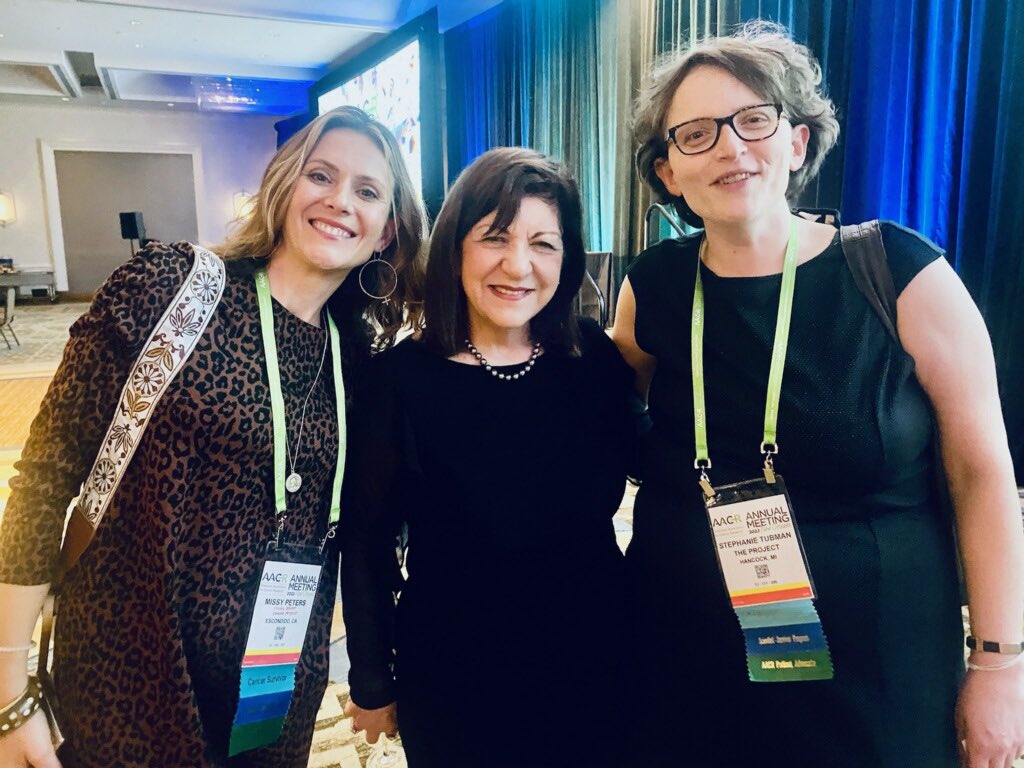 youngbcorg's tweet photo. These women leaders of @AACR are visionaries and role models for us at @youngbcorg .  Thank you for your investments in the Scientist ⬅️➡️ Survivor Program.  We are humbled and inspired.  In the words of Dr. @AnnaBarker20 “if you have an idea it’s time to get to work!” https://t.co/9eWEEexfkV