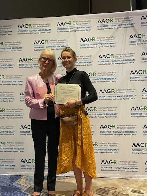 youngbcorg's tweet photo. These women leaders of @AACR are visionaries and role models for us at @youngbcorg .  Thank you for your investments in the Scientist ⬅️➡️ Survivor Program.  We are humbled and inspired.  In the words of Dr. @AnnaBarker20 “if you have an idea it’s time to get to work!” https://t.co/9eWEEexfkV