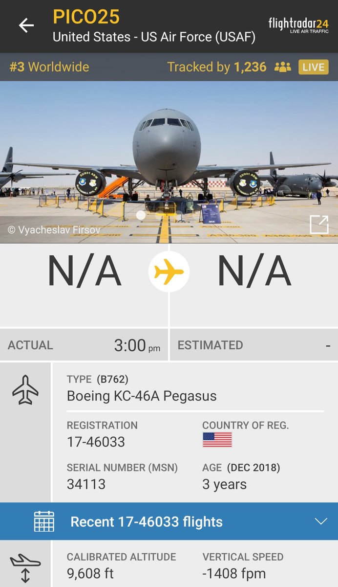 BloodyPolitics's tweet image. #PICO25 KC46 descending for Prestwick. Here she comes!

#avgeek ⛽ 

fr24.com/PICO25/2b7ac683