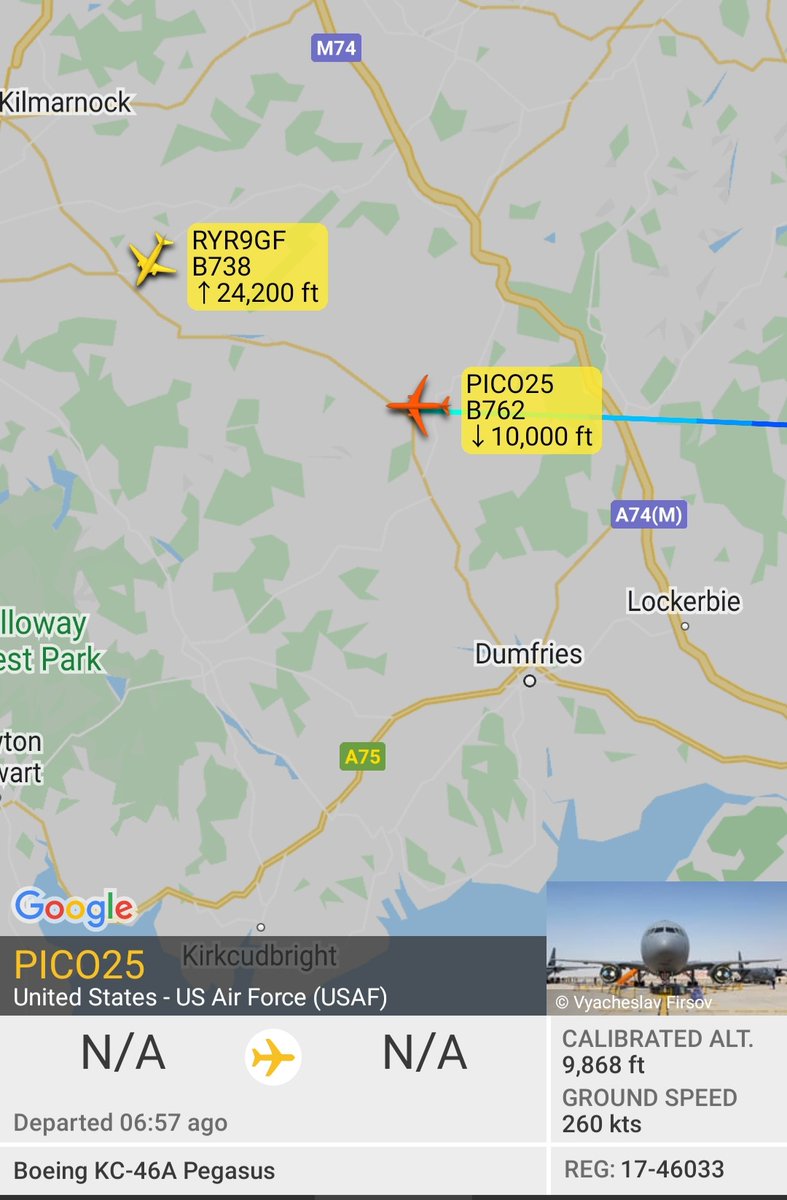 BloodyPolitics's tweet image. #PICO25 KC46 descending for Prestwick. Here she comes!

#avgeek ⛽ 

fr24.com/PICO25/2b7ac683