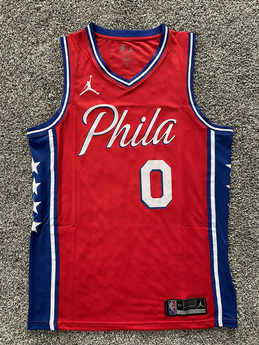 The_PhifthQ's tweet photo. Tyrese Maxey jersey Giveaway! 

Sixers vs Raptors Game 1. 

Rules to enter: 

1. Retweet and Like 
2. Follow @The_PhifthQ 
3. Follow @TrillBroDude 
4. Follow @JoshReynolds24 

Winner announced at halftime Saturday. https://t.co/uHkMAXPgiy