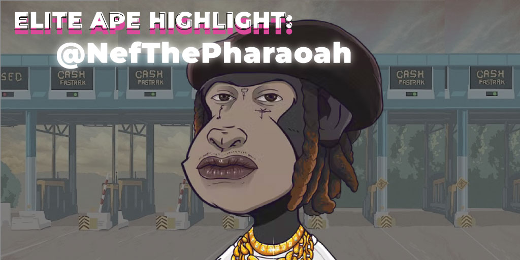 thebayapes's tweet photo. You know we Big Tymin' because we got @NefThePharaoh on the project! He's one of our biggest supporters and leading the way for other rappers and artists from the Bay to get in on this NFT game!
#EliteApe #RunHimUp #BigTymin #TheyBayWay #TheBayApes https://t.co/0EqO5Z49Hu