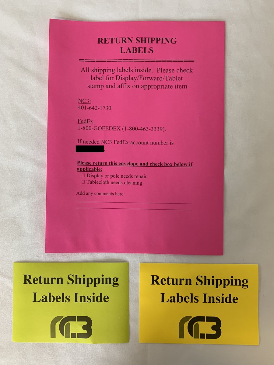 NC3tweets's tweet photo. Gearing up for in person recruiting events this summer! Don't forget to look for your NC3 return shipping labels in these snazzy pink envelopes!

#inpersonevents #campusrecruiting #shipping https://t.co/oF2kNTNfdS