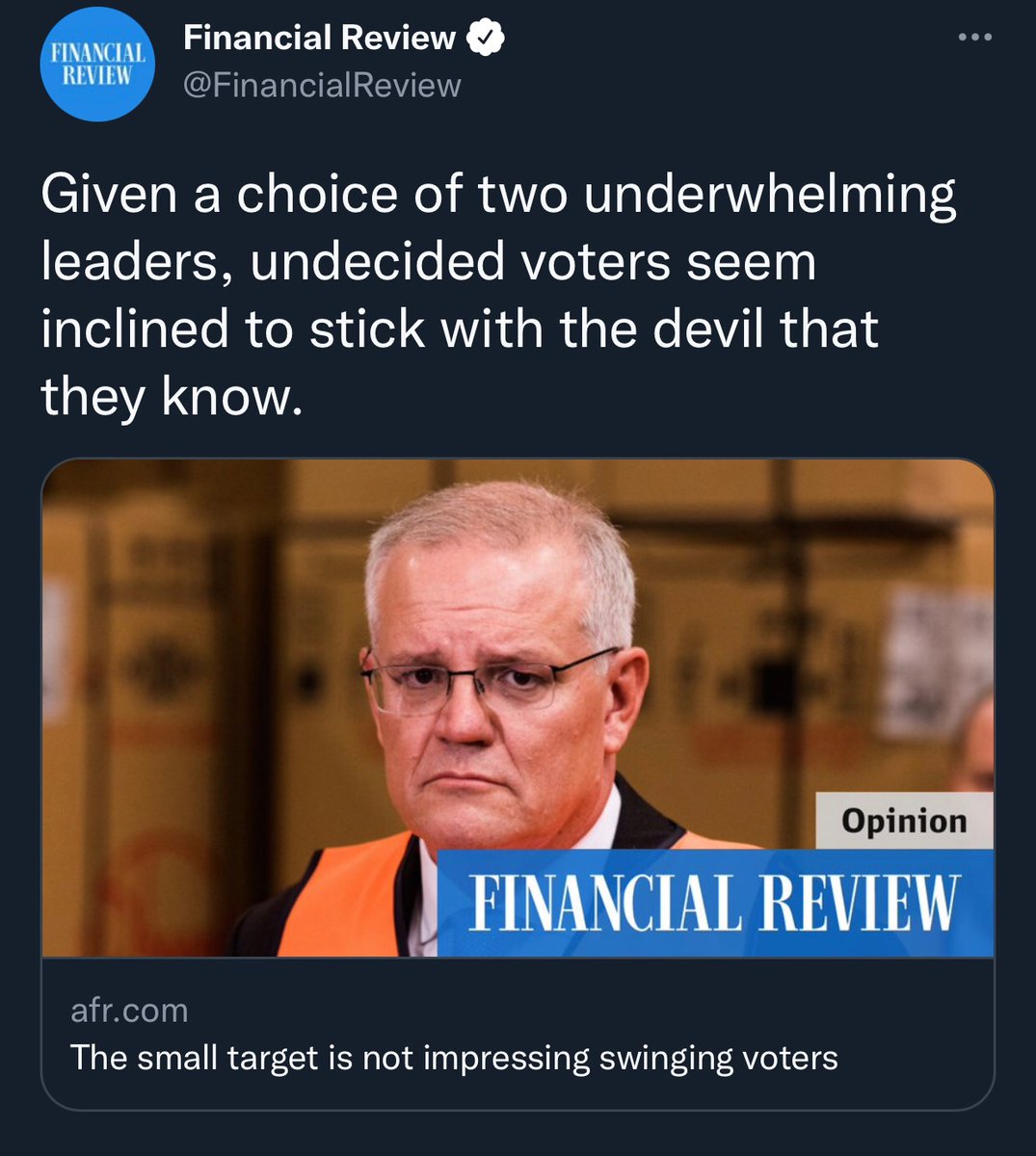 anna_prole's tweet photo. The pathetically biased media in Australia will damn us all because an adequately informed public could not draw this conclusion. Shame on you all! #MediaProtectionRacket
#GutterMedia #ThisisNotJournalism
Note: This is a screenshot. https://t.co/lKwSC91qd9