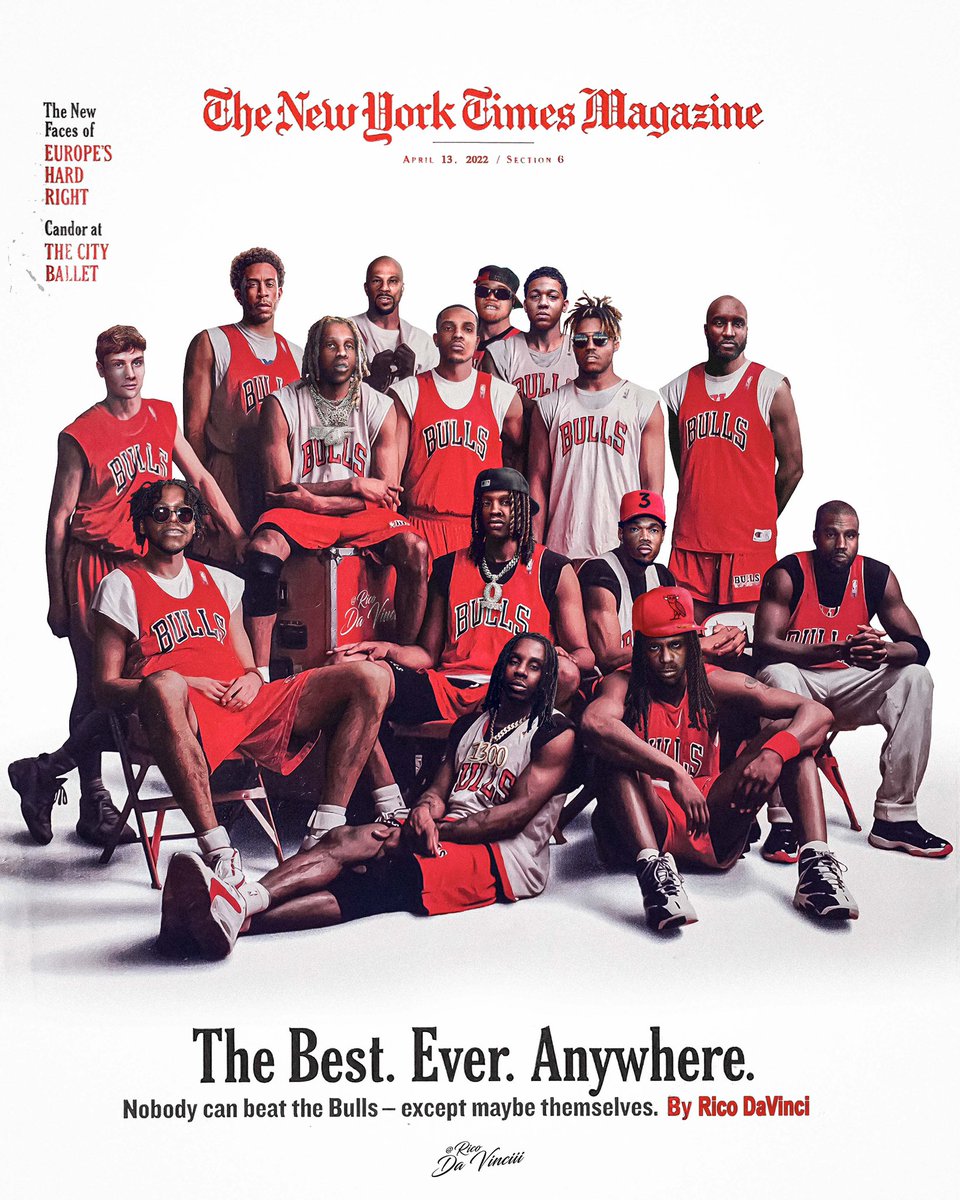 Chicago’s Finest. 🎶
- 
Inspired by the Bulls’ 1996 New York Times Magazine Cover.
-
#Chicago #rap