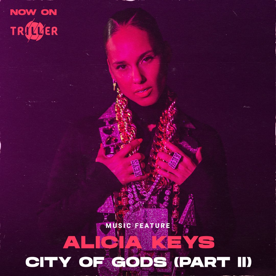 triller's tweet photo. “City of Gods (Part II)” by the 👑 herself @aliciakeys is out now! #NewMusic #Triller #COG2
Listen Here: https://t.co/6QEj7aqcPB https://t.co/5QUiGMHxOL