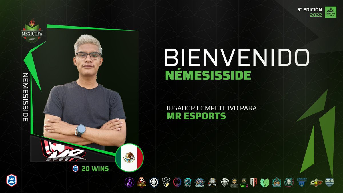 MexicopaCR (@mexicopacr) on Twitter photo 📌PRESENTACIONES
📍#14 #ClashRoyale #Mexicopa
🇲🇽 <a href="/nemesisside1/">NemesisSide</a>
Este Crack Mexicano está de Regreso, Busca consolidarse en el top de nuestro Ranking, Atentos que cuenta con buen nivel para dar la sorpresa!
Representa al Equipo <a href="/MR_eSports_CR/">MR_eSports</a>
🤝 Bienvenido! 📌PRESENTACIONES
📍#14 #ClashRoyale #Mexicopa
🇲🇽 <a href="/nemesisside1/">NemesisSide</a>
Este Crack Mexicano está de Regreso, Busca consolidarse en el top de nuestro Ranking, Atentos que cuenta con buen nivel para dar la sorpresa!
Representa al Equipo <a href="/MR_eSports_CR/">MR_eSports</a>
🤝 Bienvenido!