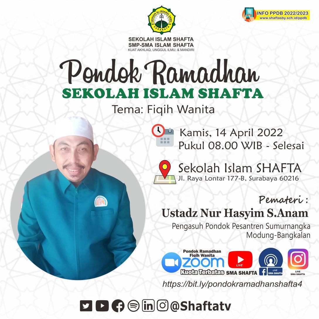 kak_idon's tweet photo. Let's Go for all ladies and girl student 
Get the knowladge about haid and aurot in "fiqih wanita"
For men, can follow it too lho😊😊
So don't miss it.. 👇👇👇
#fiqihwanita
#smashafta 
#smpshafta 
#sekolahislamshafta 
#ramadhan2022 
@shaftatv https://t.co/cCbFqBEwIX